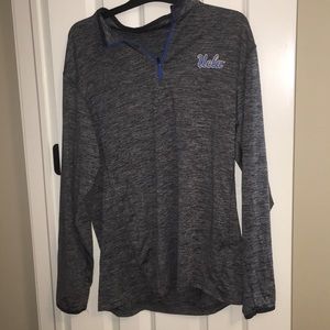UCLA gray quarter zip